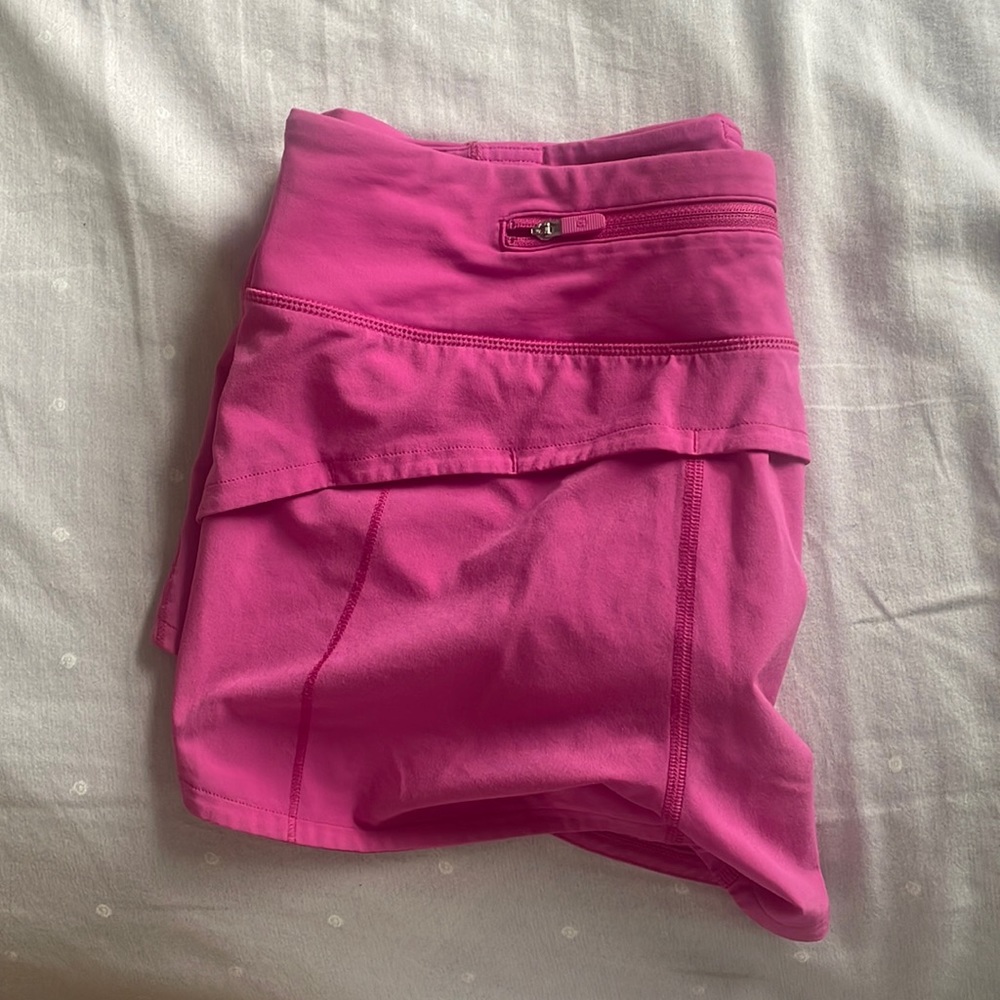 sonic pink lulu lemon shorts